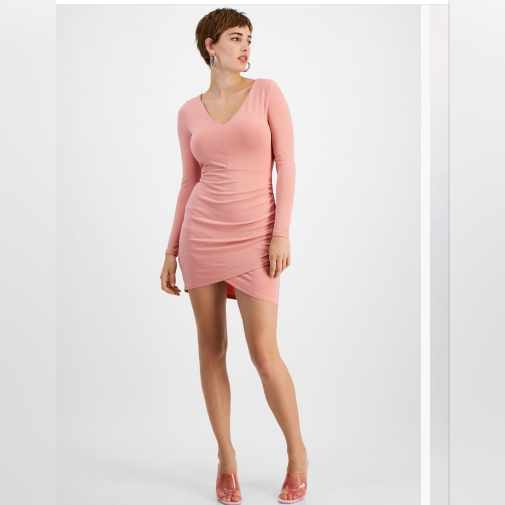 Bar III Long Sleeve Mini Dress XL